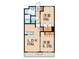 メゾン赤熊の物件間取画像